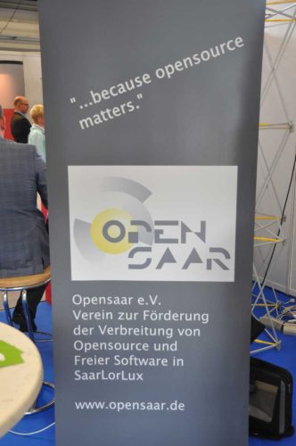 IT-Tag Saar 2014 Auf Englisch der Wahlspruch: …because opensource matters!