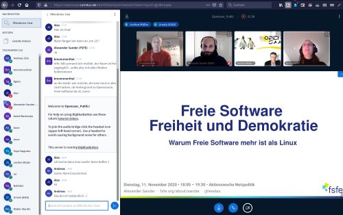 Vortrag Freie Software - Freiheit und Demokratie von Alexander Sander